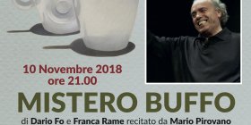 NUORO: Mario Pirovano porta in scena Mistero Buffo di Dario Fo e Franca Rame in occasione …