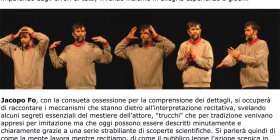 Masterclass di Recitazione Scenica a Viggiano con Mario Pirovano e Jacopo Fo