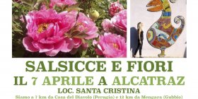 7 aprile festa degli alberi in fiore: salsicce e fiori alla Libera Università di Alcatraz