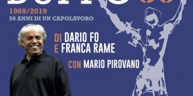 Mario Pirovano con MISTERO BUFFO a Milano dall'8 al 20 Ottobre 2019