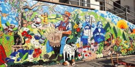 In Val Pennavaire il mosaico murale più grande d’Europa